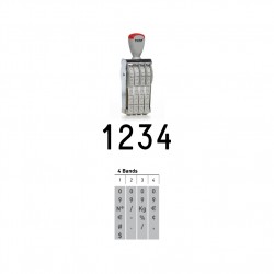 Classic Numberer Stamp ​​​​15184, 18mm, 4 Bands